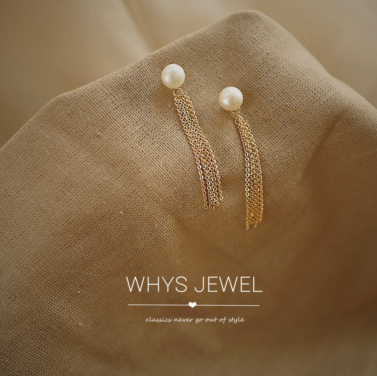whys原创包邮 珍珠流苏耳环长款耳钉复古韩国气质耳坠无耳洞耳夹,饰品/流行首饰/时尚饰品新,耳钉,淘宝优惠券,粉丝福利购,淘宝优惠卷