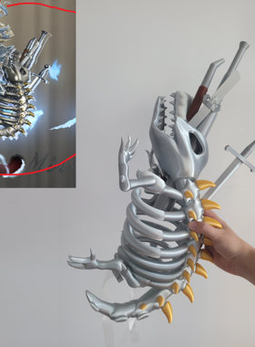 第五人格幻灯师于此岸赴宴龙骨cos道具兽骨背包