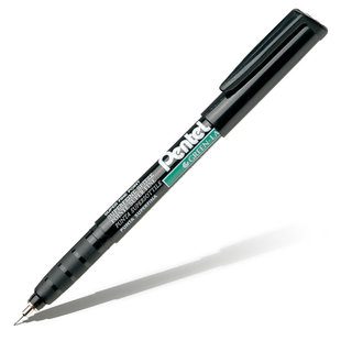 PENTEL NMF50 SUPERFINE PERMANENT MARKER - BLACK SINGLE PEN