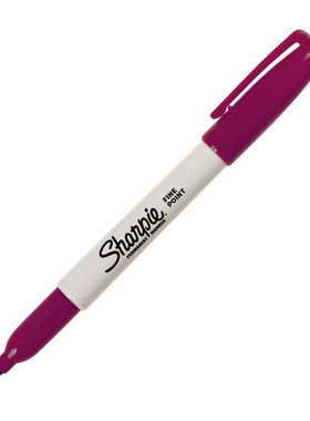 Sharpie 30128 Permanent Marker Fine Berry浆果紫色 油性记号笔