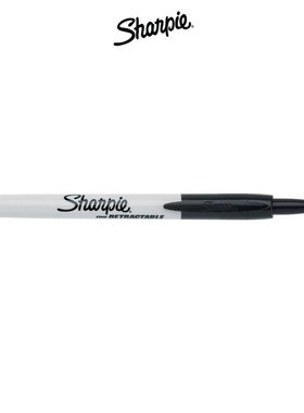 Retractable Fine Point Permanent Marker sharpie伸缩记号笔