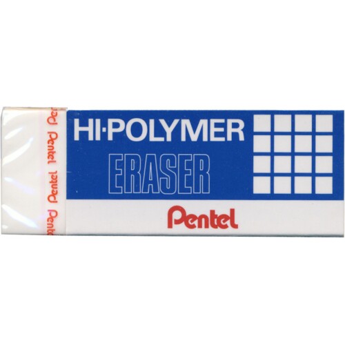 派通橡皮 ZEH-10 制图橡皮擦拭干净 Pentel橡皮擦 大号HI-POLYMER