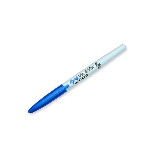 Expo 16003 Vis-a-Vis Blue Fine Point Wet Erase Marker 胶片笔