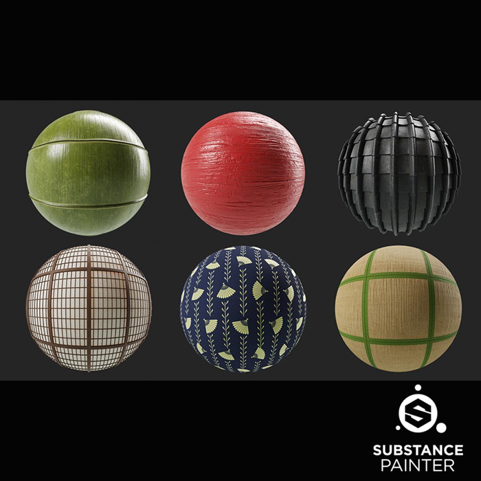 Substance-15组日本风格和风sbsar&sbs材质