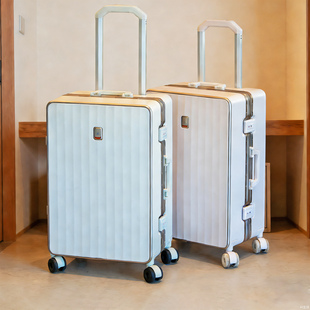 袋鼠高品质行李拉杆箱结实耐用加厚2026新款26寸旅行密码皮箱子24