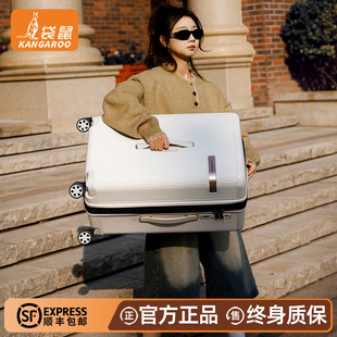 袋鼠耐用型行李箱2026热卖20寸可扩展超轻大容量拉杆旅行登机箱24