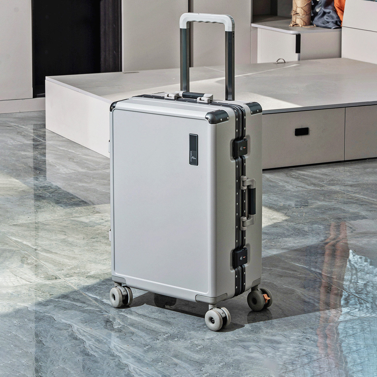 袋鼠高级行李箱20寸可上飞机加厚结实耐用男士密码拉杆旅行皮箱女