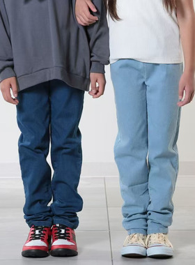 纯原日单弹力超棒的男女童牛仔裤100-150码小学生神裤柔软舒适