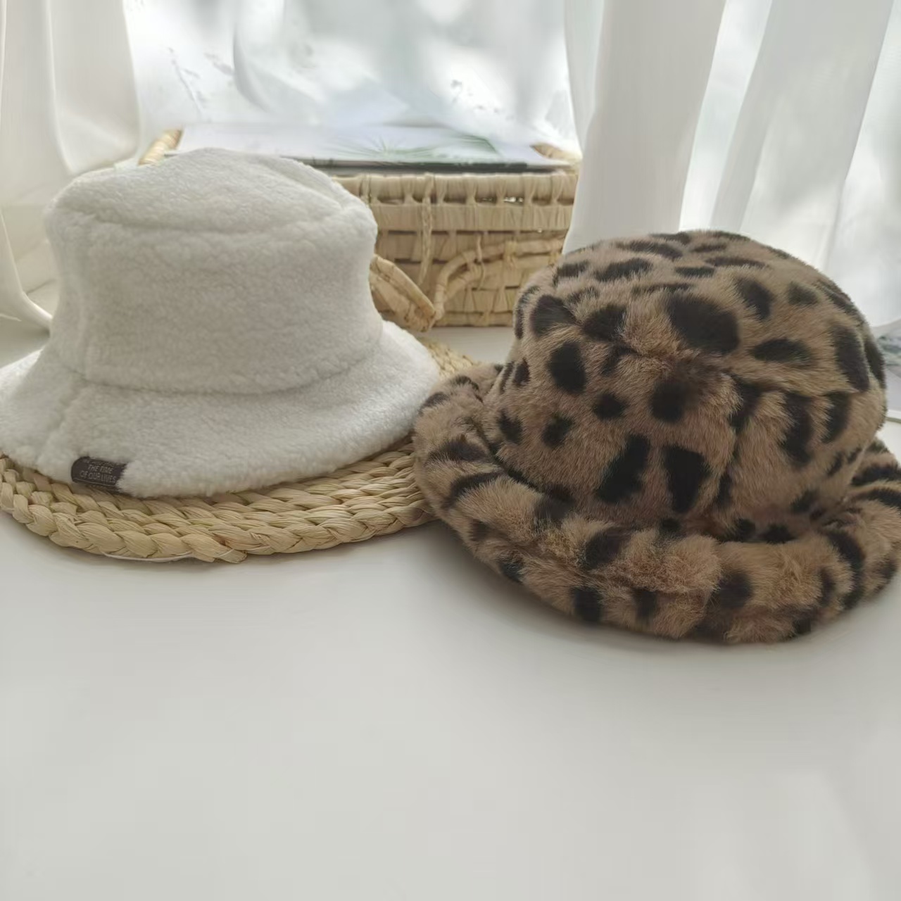 纯原日单 F.O. 家BREEZE新款儿童毛绒渔夫帽男女童可爱保暖时髦