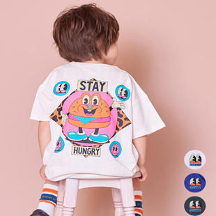 纯原日单马牌Markeys25新款德国插画师Yeye Weller童趣联名款T恤