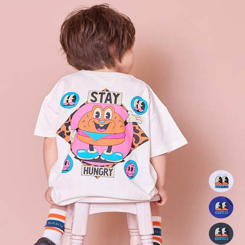 纯原日单马牌Markeys25新款德国插画师Yeye Weller童趣联名款T恤