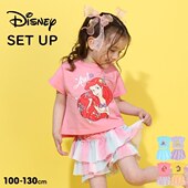 T恤裙裤 纯尾出口日本2025新款 迪士尼卡通公主短袖 两件套可爱甜美