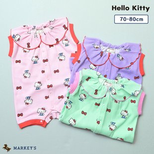 纯原日单 马牌Markeys卡通Hello Kitty联名款 春夏薄款华夫格爬服