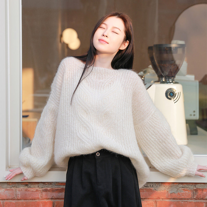 毛儿手作 白月光女士毛衣材料包 棒针手工毛线编织diy制作 风影,服饰配件/皮带/帽子/围巾,DIY编织材料包,淘宝优惠券,粉丝福利购,淘宝优惠卷