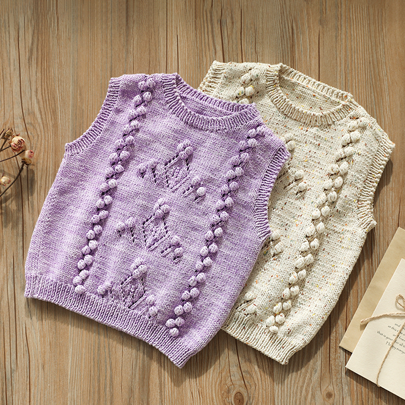 毛儿手作春晓儿童背心材料包新