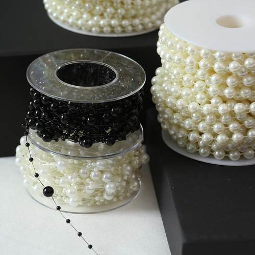 花艺珍珠长珍珠链条花艺装饰