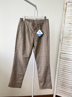 轻薄舒适 休闲格子长裤 腰围80 长100 COEN 裤 纯原日单男式