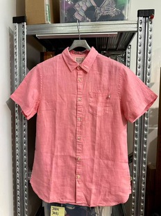衬衫 初版 口袋装 胸围102 型 饰全麻短袖 slim版 soda苏打男式 样品