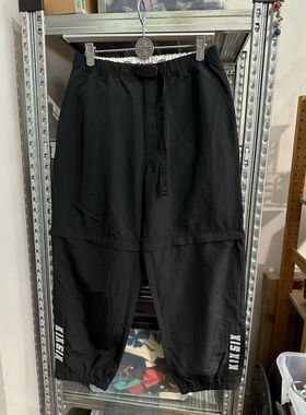 日本三方联名男式复古运动休闲长裤 样品码腰围74-82 官价800左右