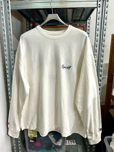 联名款 重磅刺绣长袖T恤 用的美棉 宽松版型 预估Xl 胸围132 微瑕