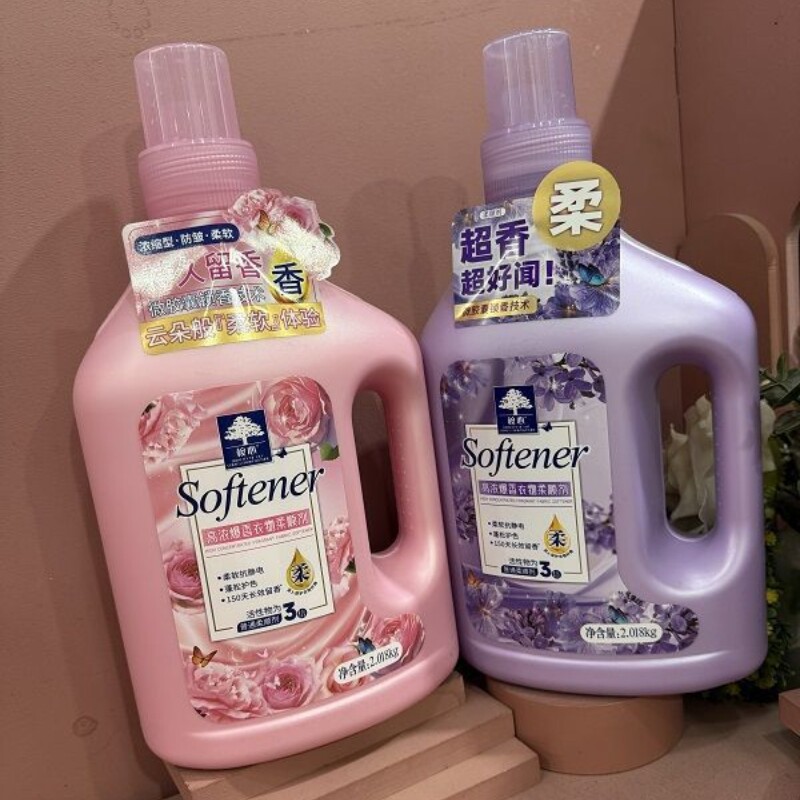 桉心高浓爆香衣物柔顺剂柔软蓬松防静电护色长效留香正品2.018kg