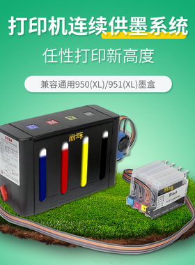 丽辉 适用惠普HP pro 8610 8615 8620 8630 8640 8660 打印机改装连供 950 951XL黑色彩色墨盒墨水供墨系统