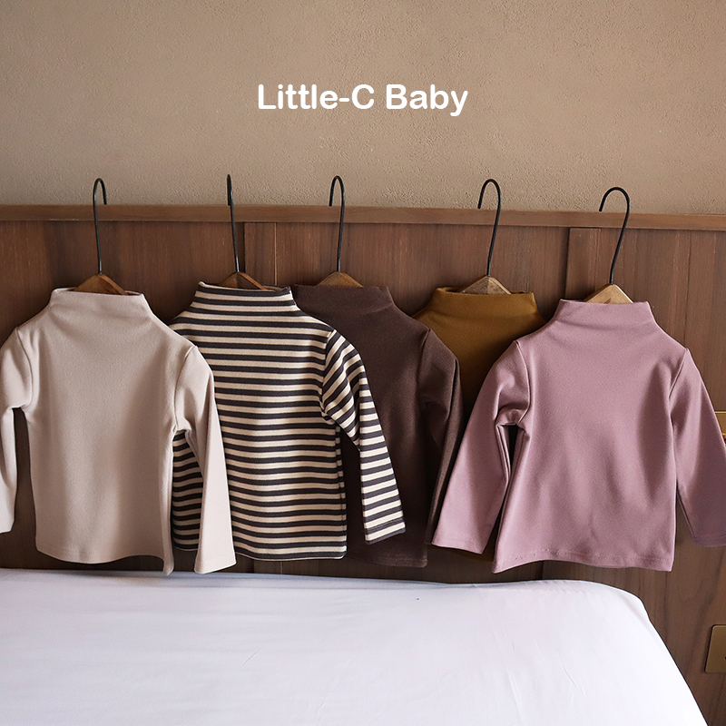 糯叽叽！儿童德绒打底衫半高领