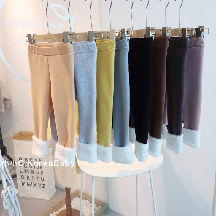 可可爱爱~宝宝洋气翻毛女童打底裤韩国儿童秋冬纯棉裤,童装/婴儿装/亲子装,裤子,淘宝优惠券,粉丝福利购,淘宝优惠卷