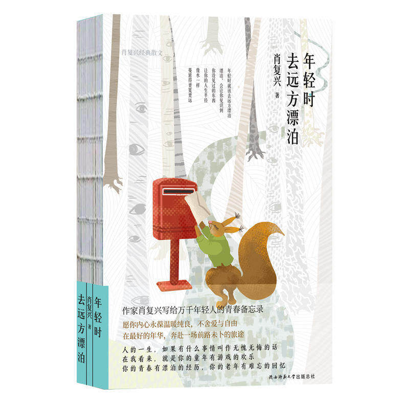 包邮正版 年轻时去远方漂泊:肖复兴散文(精装)(多篇作品入选中小学生