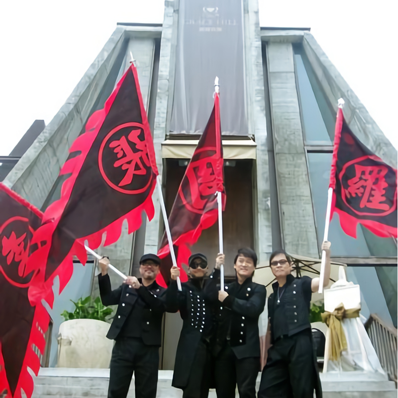 仿古魏蜀吴四大神兽青龙白虎国旗