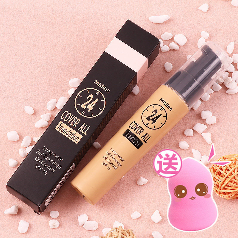 泰国正品mistine24小时不脱妆粉底液持久保湿遮瑕美白裸妆控油f1|msdalam kategori Alat solek/minyak wangi/kecantikan, Makeup/krim - dari Buy2taobao.com untuk memberikan perkhidmatan ejen Taobao profesional membeli
