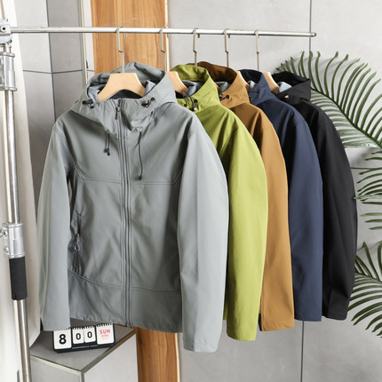 品质牛货！机能3D立裁！男士秋冬户外防风防泼水软壳冲锋夹克外套