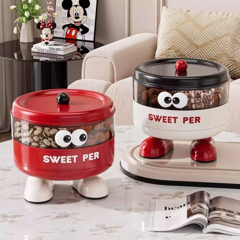 果盘客厅茶几家用新款轻奢高端密封坚果零食摆放盘干果收纳盒,餐饮具,果盆/果盘/果篮,淘宝优惠券,粉丝福利购,淘宝优惠卷