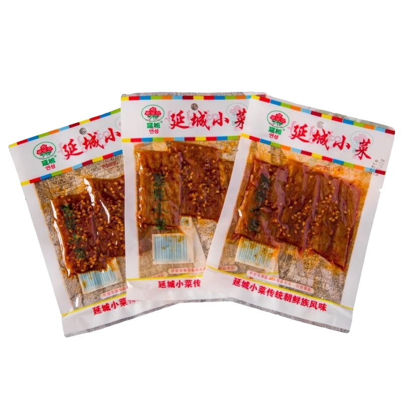 延城豆皮延城小菜延边特产辣条新日期拍50袋包邮韩国风味开袋即食