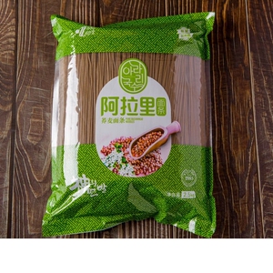 东北纯荞麦面条荞麦冷面全麦面条阿拉里粗粮主食5斤挂面
