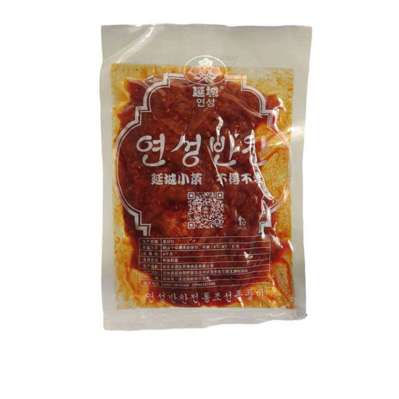 延城小菜延城豆皮小吃辣条零食250克延边朝鲜族特色豆皮泡菜