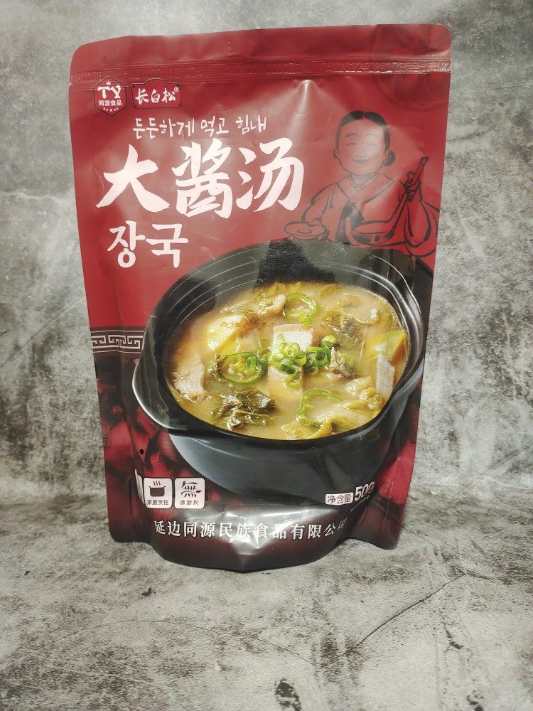 延边朝鲜族特色大酱汤韩式风味500克速食延吉西市场同款味道,粮油调味/速食/干货/烘焙,速食汤,淘宝优惠券,粉丝福利购,淘宝优惠卷