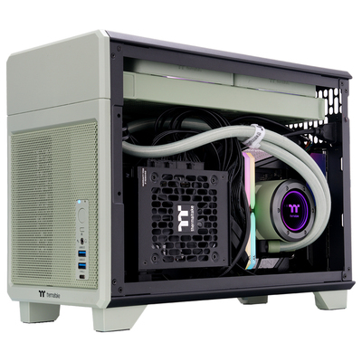 Tt台式机电脑mini机箱TR100