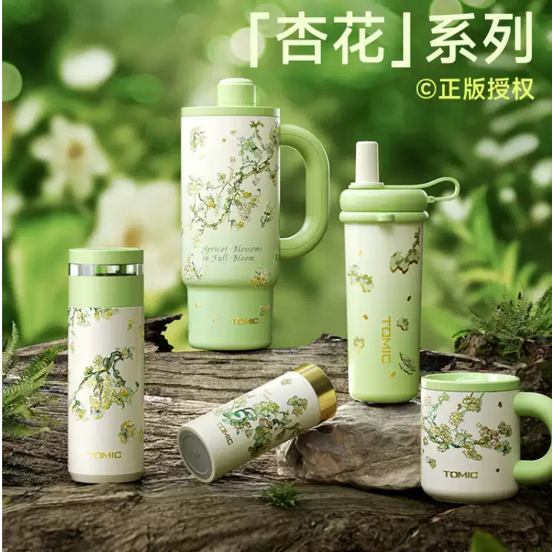 特美刻纯钛保温杯大容量双层