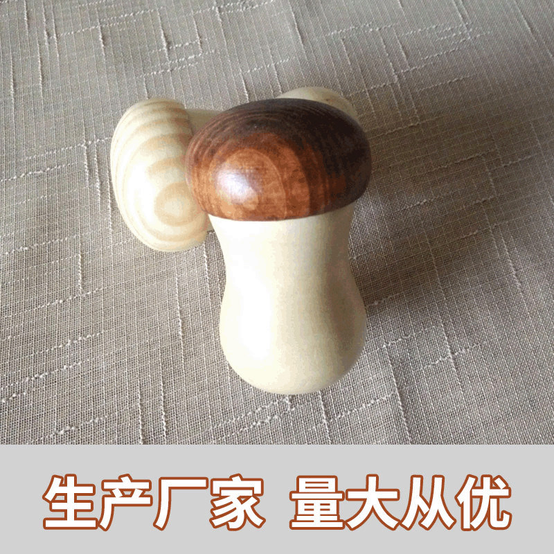 木质复古牙签盒新款时尚创意蘑菇收纳桶迷你小蘑菇厂家现货直供