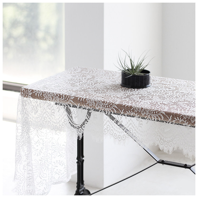WOOKEN Lace Gabion Hollow TV cabinet Strip tablecloth table Makeup Bedside head-cover or veil for the bride at a wedding INSin the Home Fabric , Dust protection cover , Universal cover towel  category - from Buy2taobao.com to provide professional Taobao agent buy service