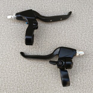 山地车旅行车休闲自行车铝合金防滑闸把左手带铃铛台湾品牌