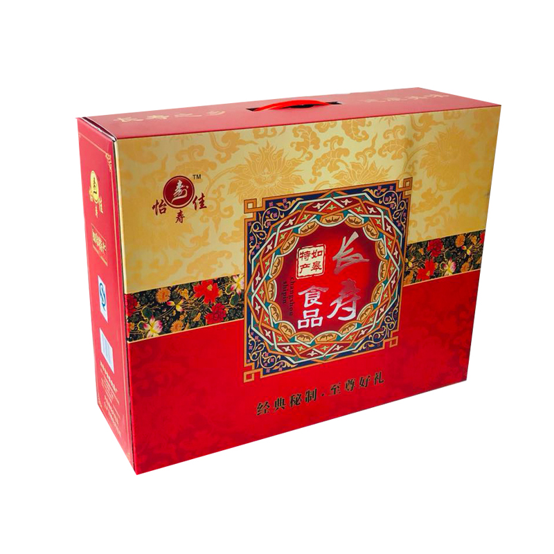 如皋特产礼盒怡佳子沁园寿之源礼品包装盒搭配礼袋年货送礼大礼包