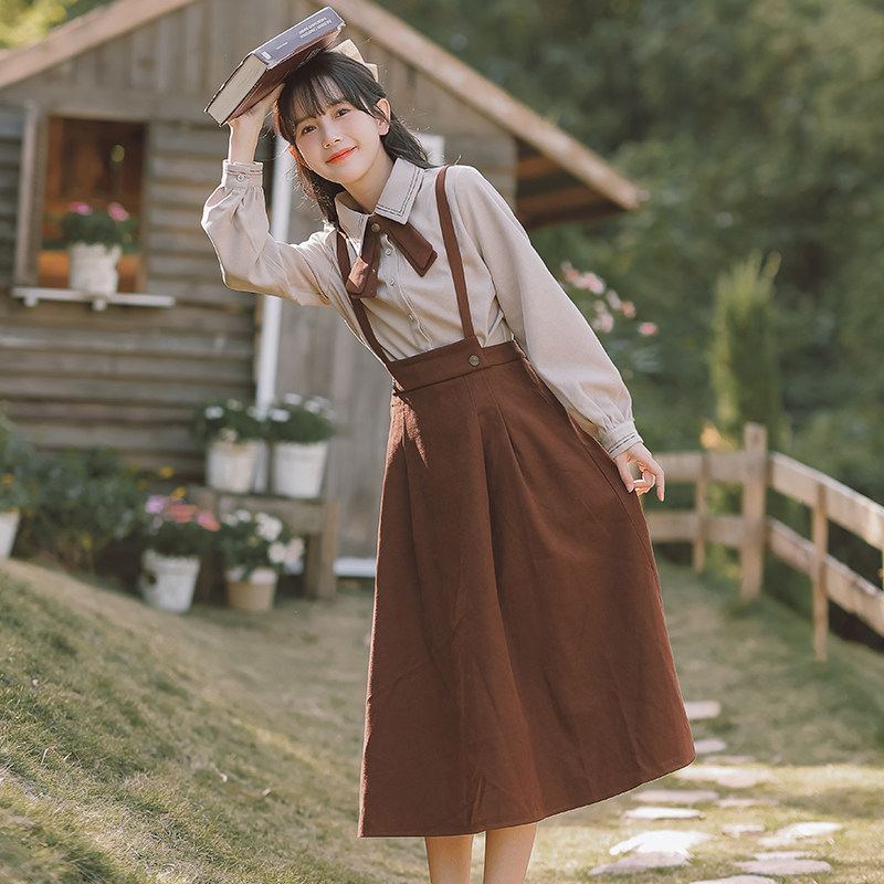 十八岁成人礼礼服高中生女生朗诵演出服演讲比赛连衣裙女孩裙子春