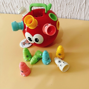 儿童早教益智玩具插插乐配对宝宝精细动作训练男孩女孩手眼协调力