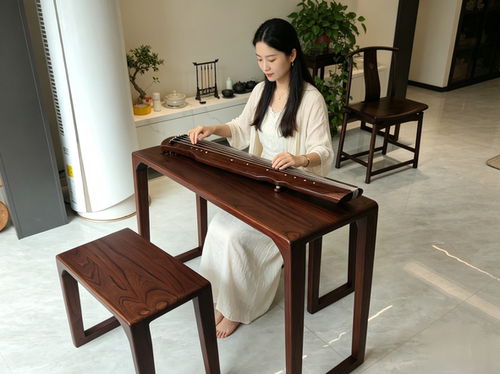 厂家直销老榆木琴桌实木桌国学桌
