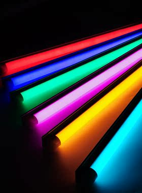 定制DC12V24V低压灯管超亮t5t8led一体化交流直流支架设备日光灯