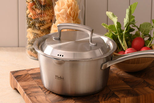 韩国modui不锈钢锅宝宝辅食锅SU430双层防烫多功能蒸锅SUS316材质