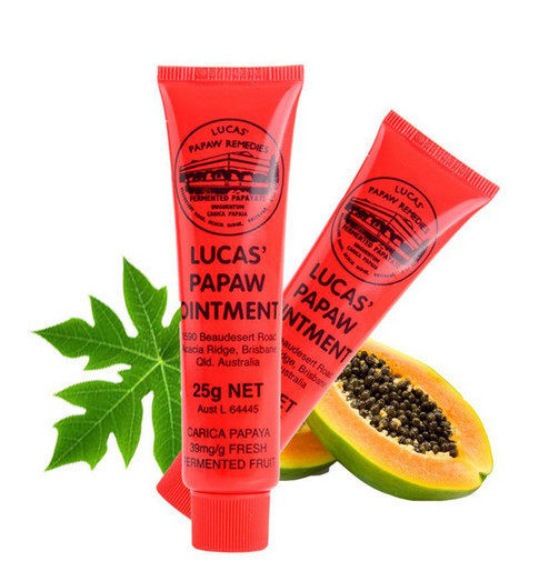 Australia lucas papaw Papaya 25g Lip Balm Hand Cream moist goods in stockin the Diapers/Care/Feeding/Push lathe , Baby bath skin care products , Baby Lip/Lip  category - from Buy2taobao.com to provide professional Taobao agent buy service