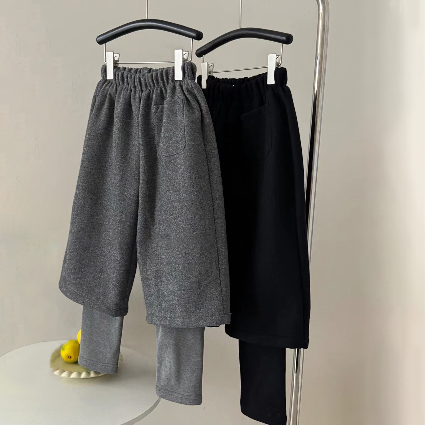 女童时尚假两件打底裤2025秋冬新款韩版儿童洋气百搭一体绒小脚裤,童装/婴儿装/亲子装,裤子,淘宝优惠券,粉丝福利购,淘宝优惠卷